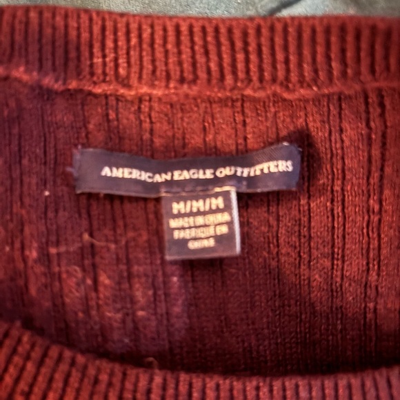 Women’s American Eagle Outfitters dress.  Size medium.  Burgundy. - Picture 2 of 3